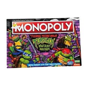 Teenage Mutant Ninja Turtles TMNT Monopoly: Mutant Mayhem Edition - Game New
